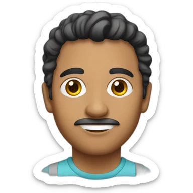 tunisian man sticker