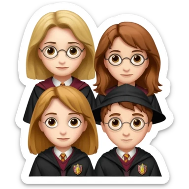 Harry Potter Hermione ron sticker