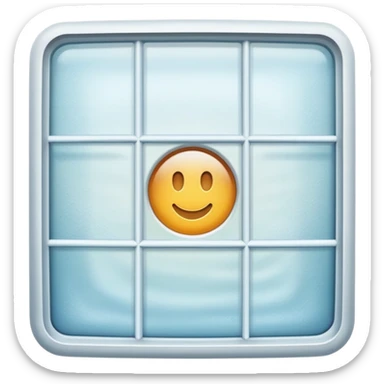 frosted glass window pane, soft texture sticker