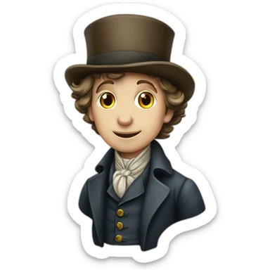 The artful dodger from Dickens’ ‘Oliver Twist’ sticker