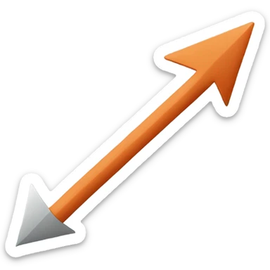 Pointer to the right sticker