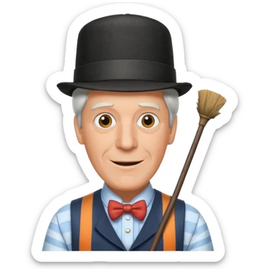 Dick Van Dyke from Mary Poppin movie  for discord  sticker