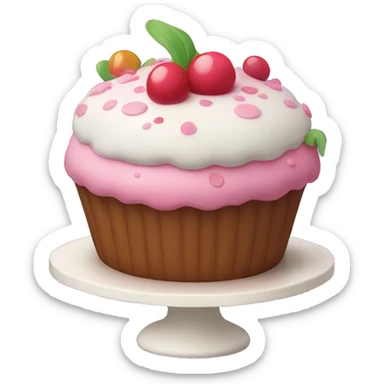 Fairy cake sticker