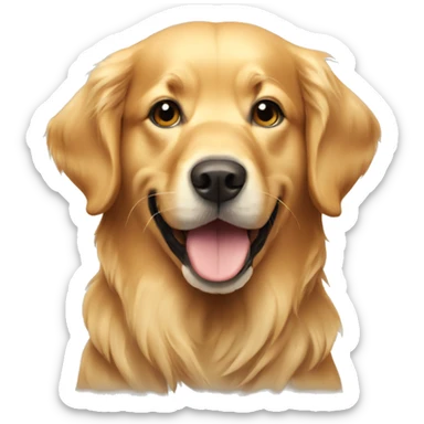 Golden retriever sticker