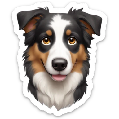 Cute little Australian Shepherd sticker