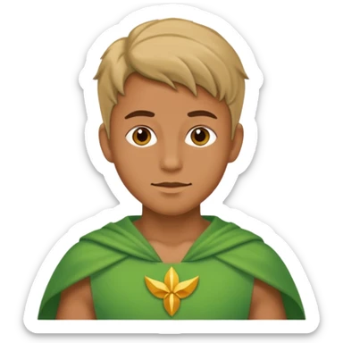 green costume sticker