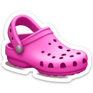 Pink Crocs sticker