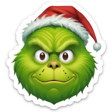 the grinch sticker