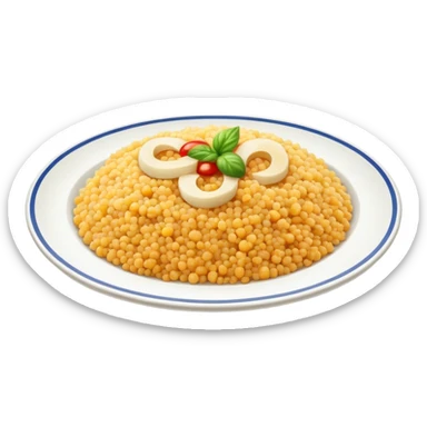 Plato de couscous sticker