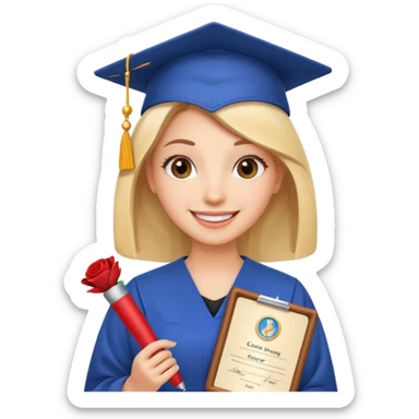 Cosmetology graduate  sticker