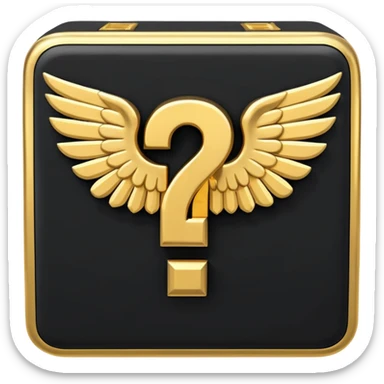 It's appearance is black and white, the black part being the main part of the lucky block while the question marks and corners are white; It carries 2 wings on each side like the other Lucky Blocks. sticker