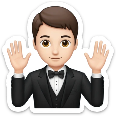 Conducting emoji sticker