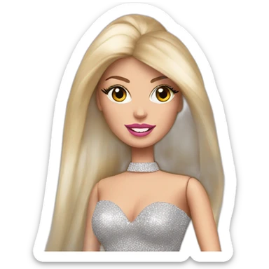 lady gaga like Barbie sticker