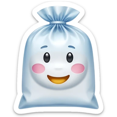 hygienic bag sticker