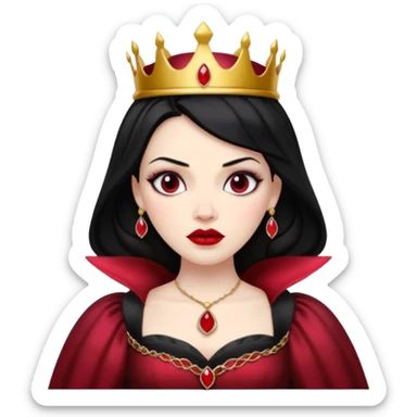 Snow white evil queen sticker