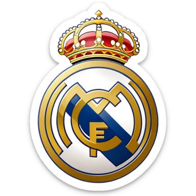 Real Madrid escudo real sticker