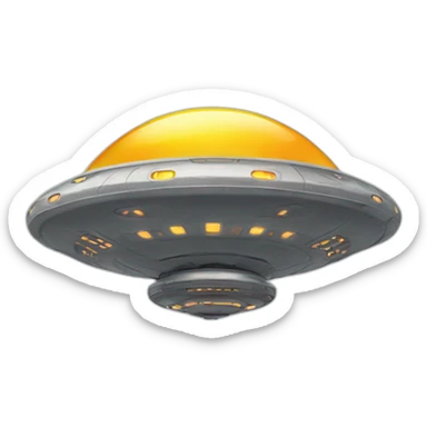 Soucoupe d'extraterrestre sticker