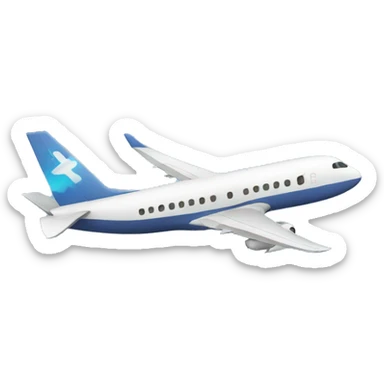 airplane going to cali  sticker
