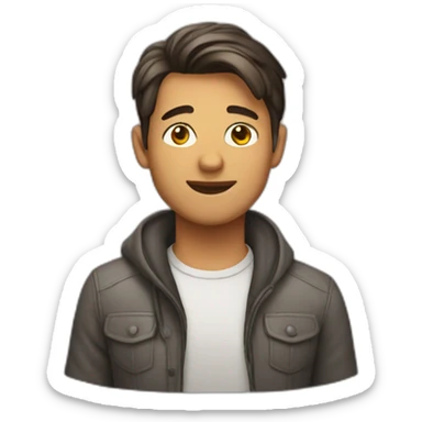 gay person named "amitay" sticker