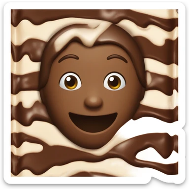 Fudge smile sticker