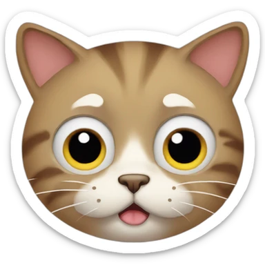 Cat-crying-toomuch sticker