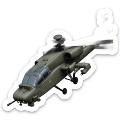 BOEING AH-64 APACHE sticker