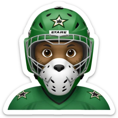 Otter Dallas Stars Goalie sticker