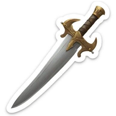 medieval weapons sticker
