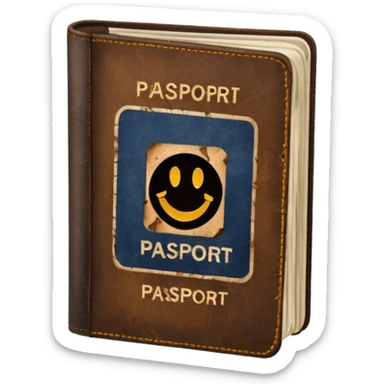 old Passport sticker