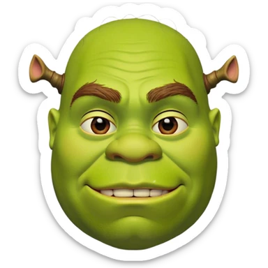 Shrek. Ayo, pee pee poo poo check! PEE PEE POO POO OO OOOOOHHHH PEE PEE POO POO (autotuned except for Shrek. Ayo, pee pee poo poo check!) sticker