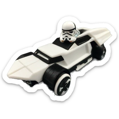 Hot Wheels Star Wars Character Cars 1st Order Executioner car sticker