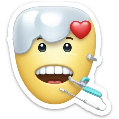 clinica dental con un letrero sticker