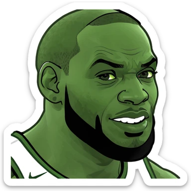 LeBron  sticker
