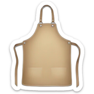 Apron no people sticker