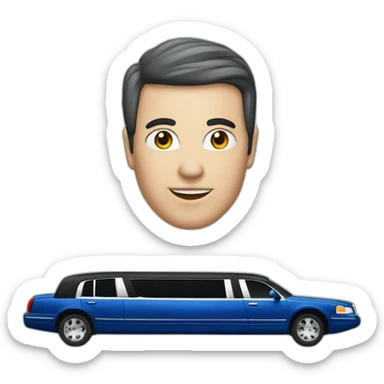 BLUE LIMOUSINE sticker