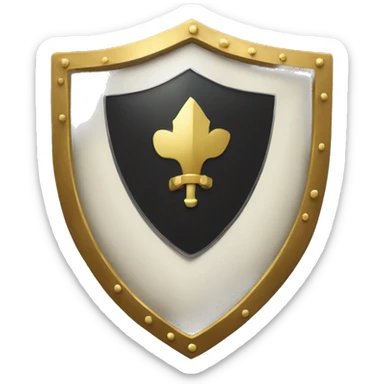 aristocrat shield with a playbutton on it sticker