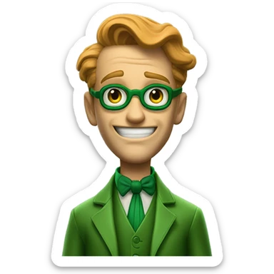 The riddler from " THE BATMAN " 2022   sticker