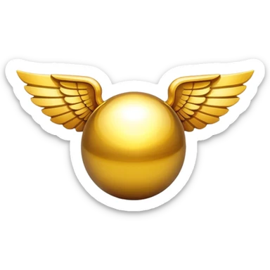 Golden-snitch sticker