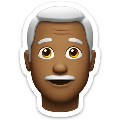 MAN wiht emoji face sticker