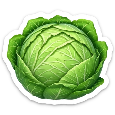 cabbage grated sticker