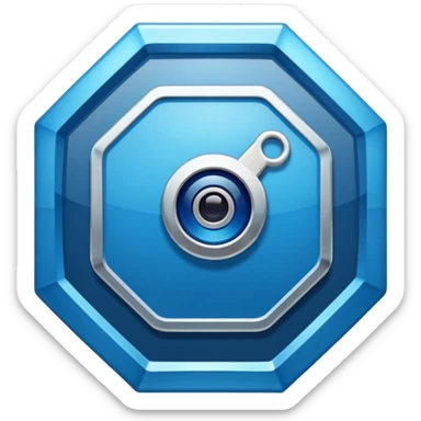 Instagram verification badge emoji with eight edges sticker