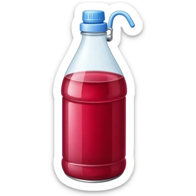 Cranberry juice bottle sticker
