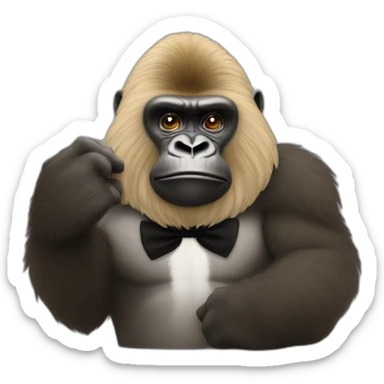 Gorille qui fait un doigt d’honneur sticker