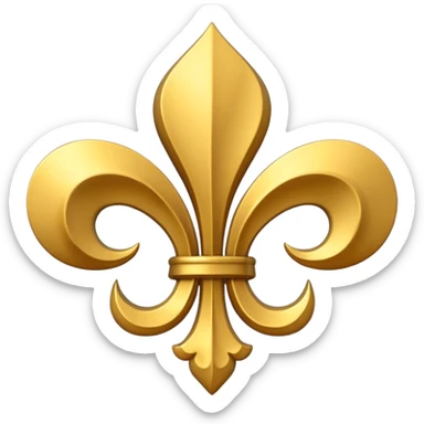 fleur de lys sticker