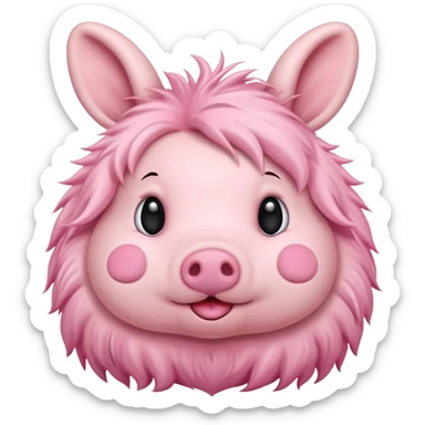 Can you do a mix of a bunny and a pig sticker