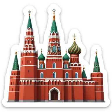 Moscow  Mini Kremlin sticker