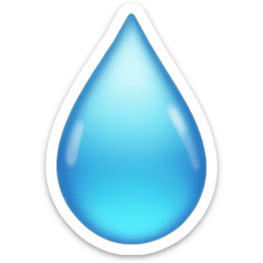 Water drop sticker