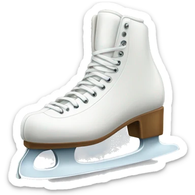 Realistic ice skate  sticker