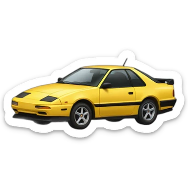 Car from initial d sticker