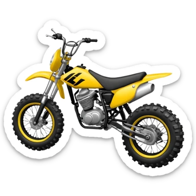 dirt bike emoji sticker
